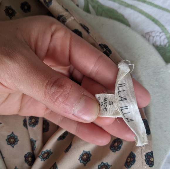 Peplum bohemian print blouse - Picture 4 of 5